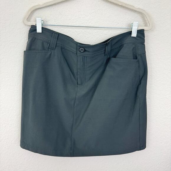 Eddie Bauer Womens Active Skort Shorts Skirt Size 10 Gorpcore Outdoor Gray - Picture 1 of 5